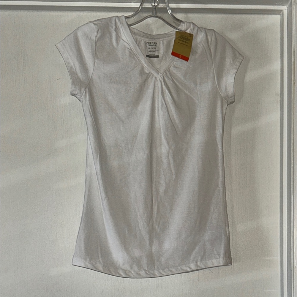 French Toast White Short Sleeve Tee